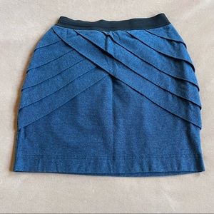 Silence + Noise Mini Skirt - Blue, Size Small